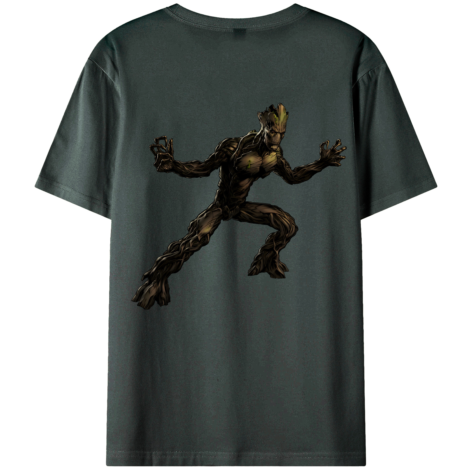 （画像用） アベンジャーズ The Avengers 綿100％ メンズ半袖Tシャツ（バックプリント） 通気性